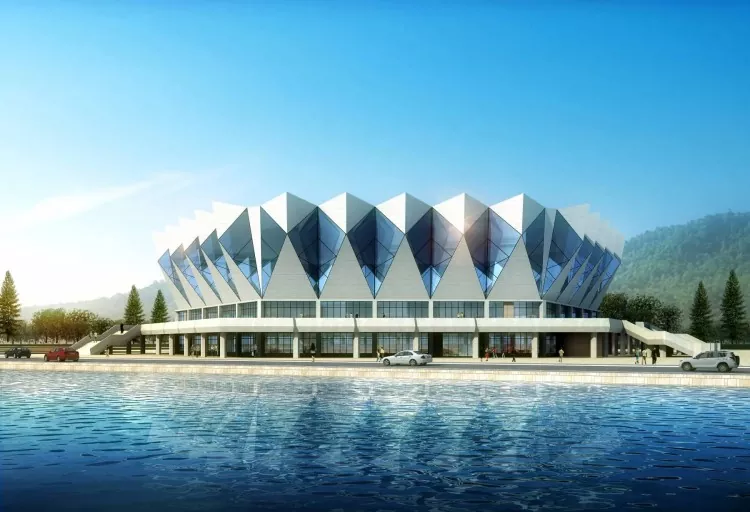 Tervezett Shape Steel Építőipari Stadion