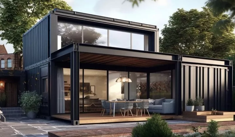 Scenic Area Container House Acélszerkezet