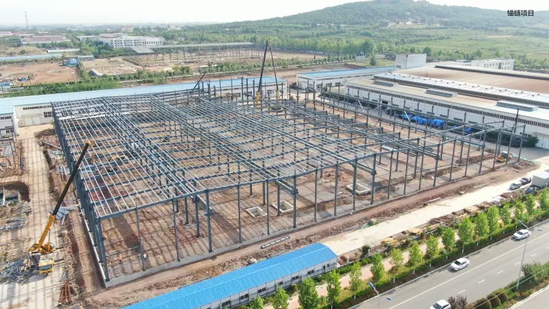 Acélszerkezet Vegyi tároló Raktárépítés
