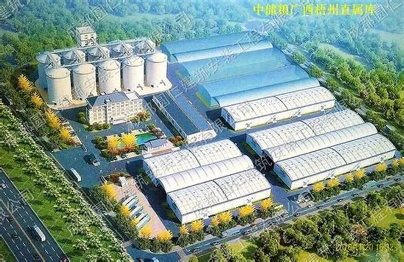 Acélszerkezetű gabonatároló raktár