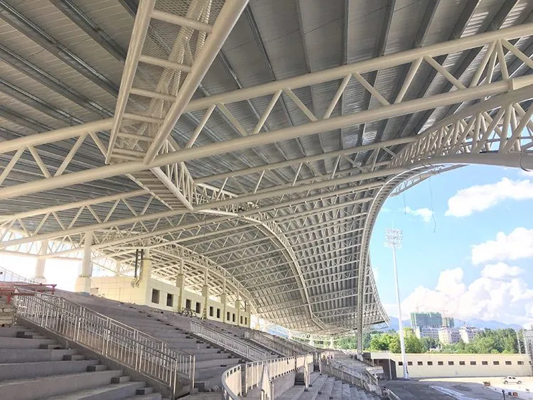 Acélszerkezetű Stadion Stand épület